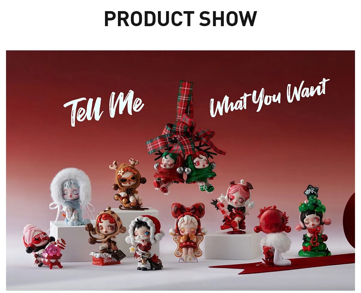POP MART x Skullpanda Tell Me What You Want Series Figure Sealed Bag in Open Box