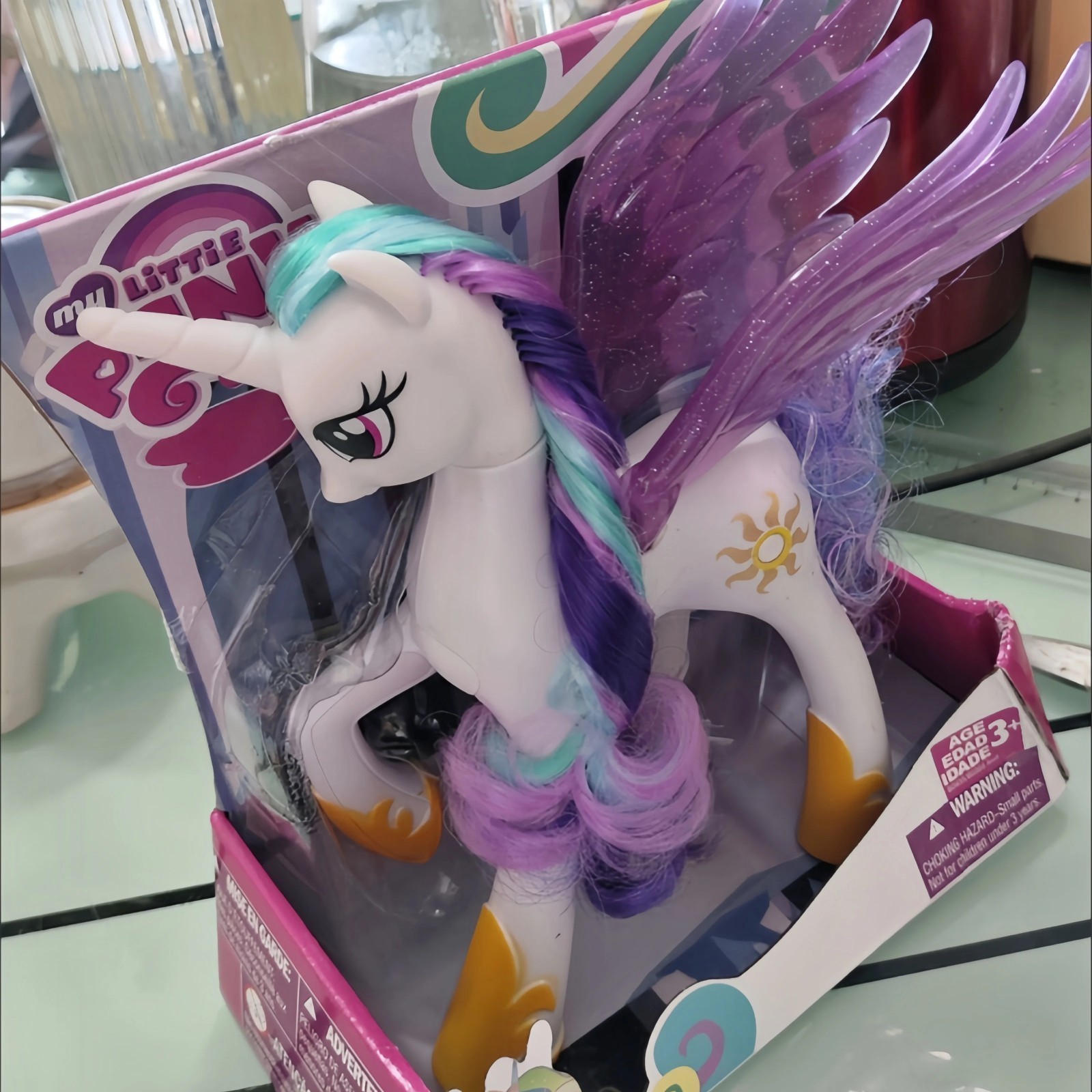 22cm My Little Pony Princess Celestia Nightmare Moon Figures Toys Kids Gift