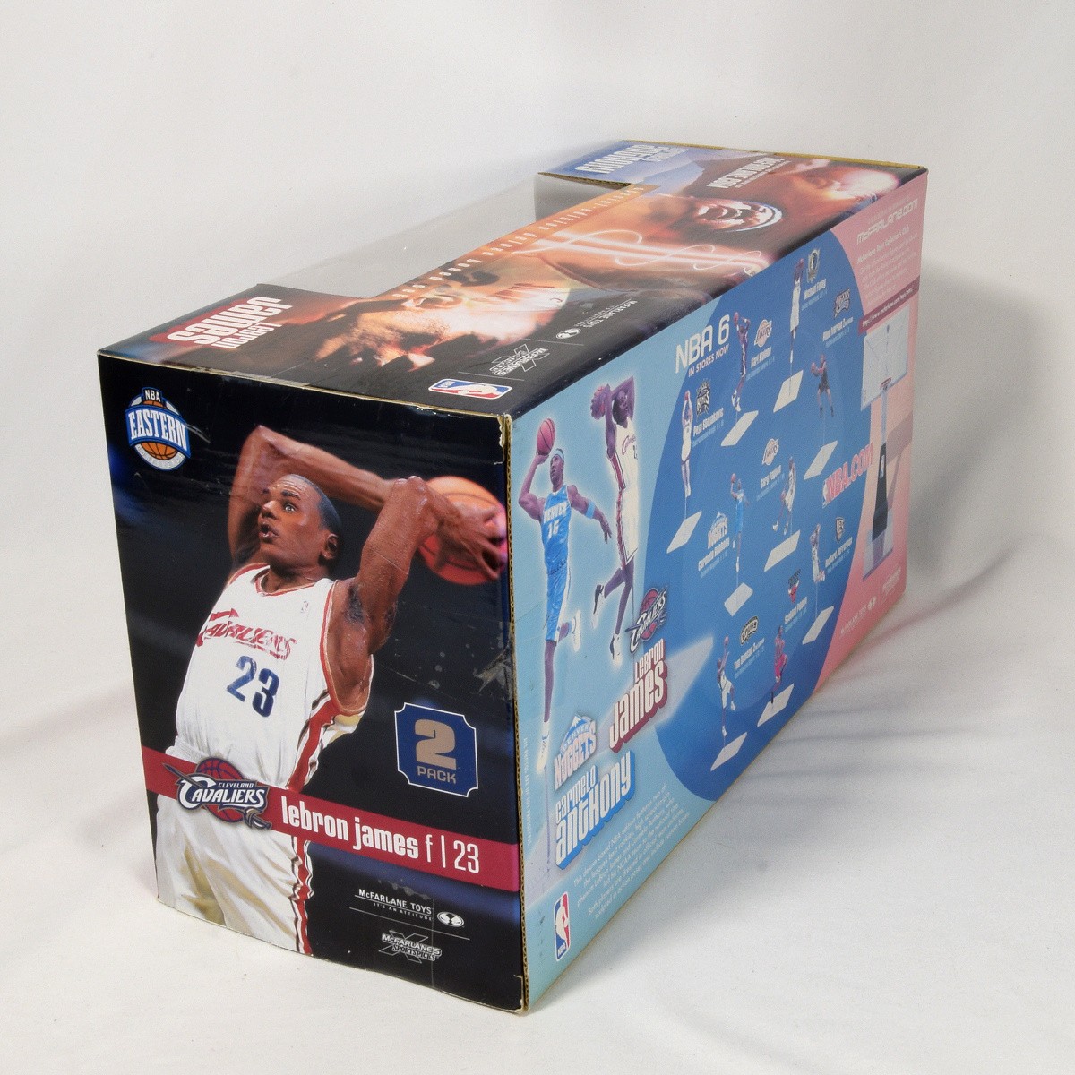 2004 Mcfarlane Sports Picks Lebron James Carmelo Anthony NBA Figures NEW