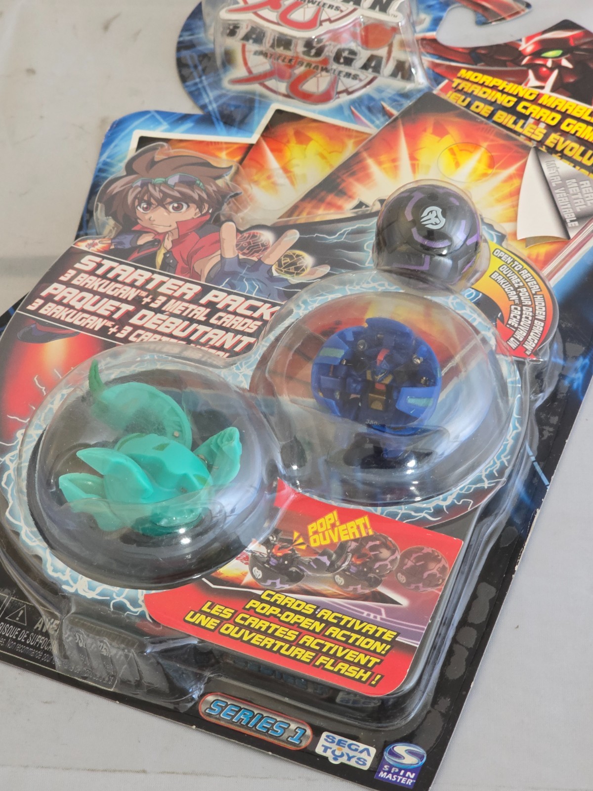 Bakugan Battle Brawlers Series 1 Starter Pack 2007 Saurus Laserman Dragonoid