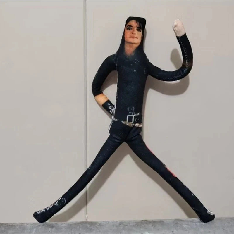 Michael Jackson Cosplay Doll Plush Stuffed Figure Abstract Joint Mobility Toy US