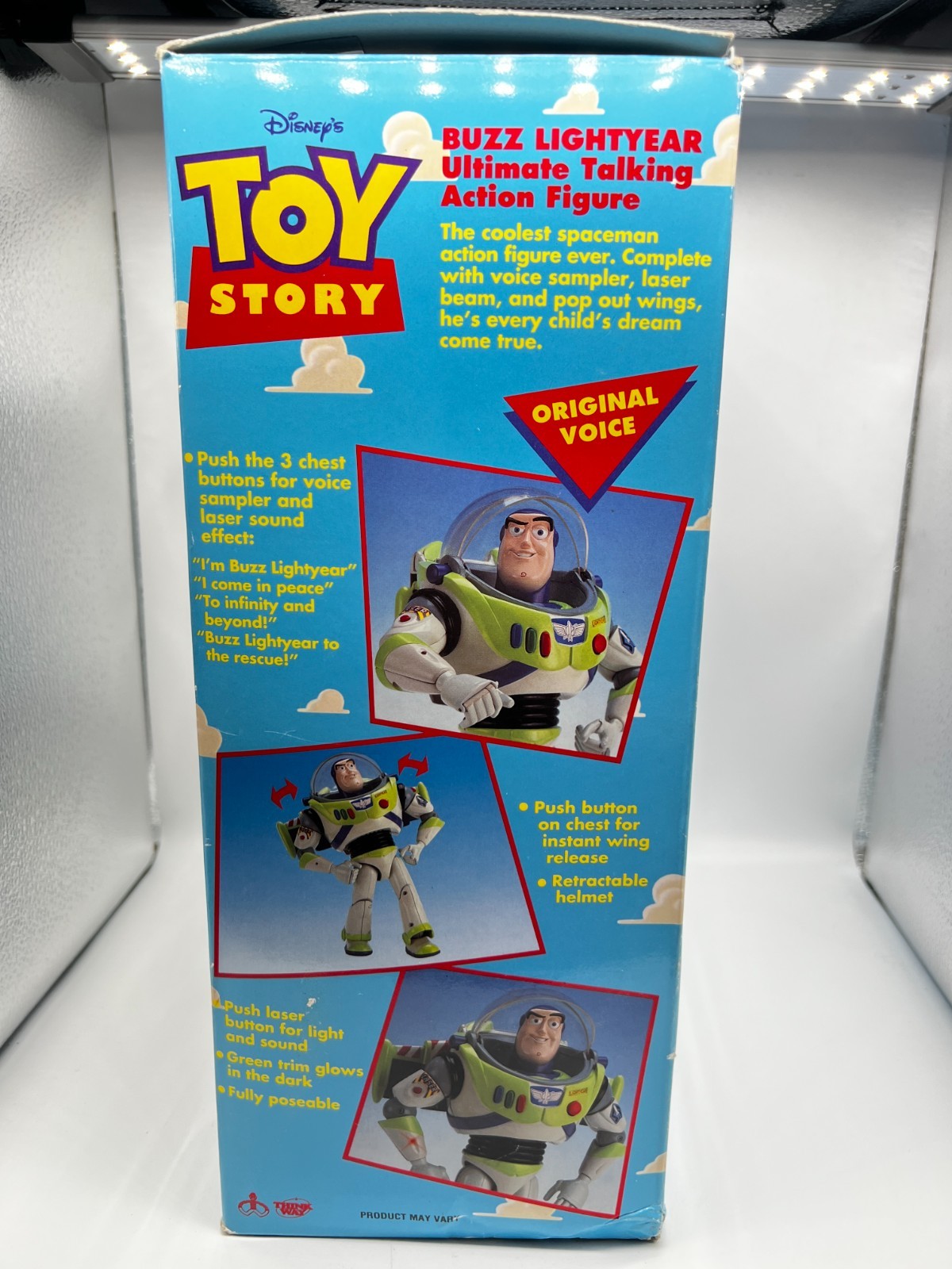 Disney Toy Story Buzz LightYear 1995 Thinkway Toys 1st Ed Boxed Tested Working