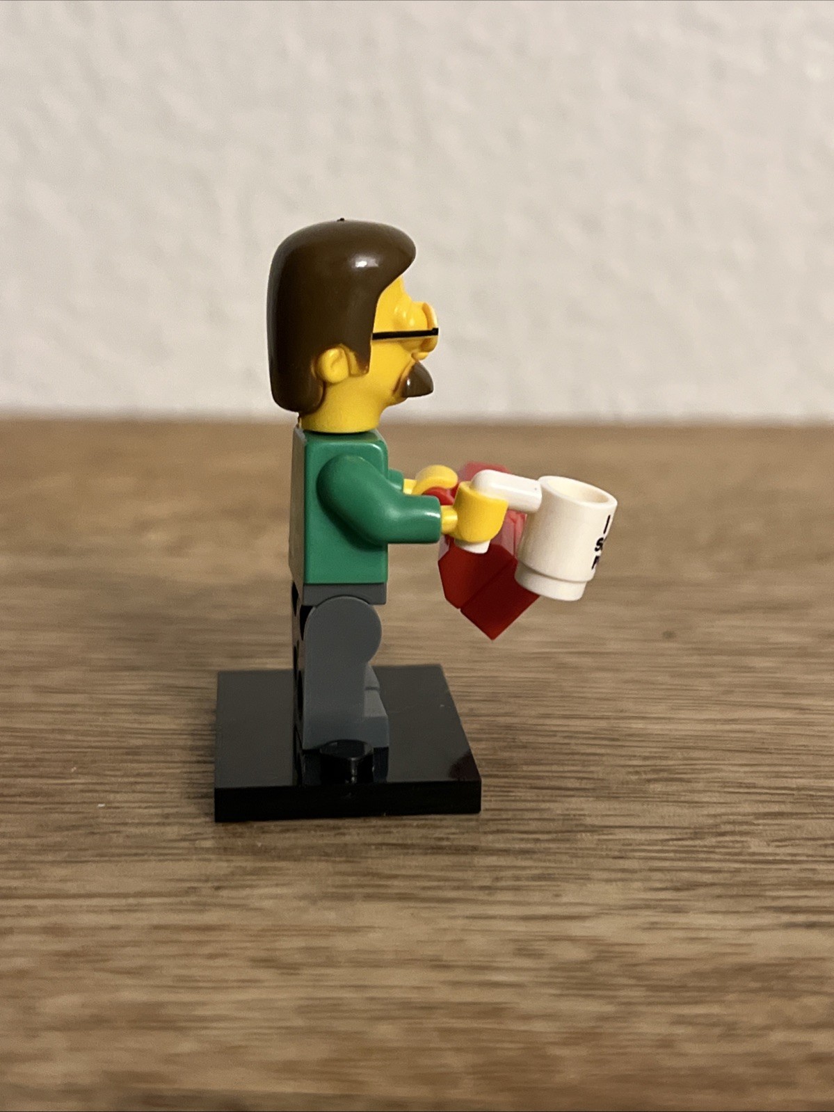 Ned Flanders The Simpsons Block Mini 2.5” Figure Abs Plastic Toy