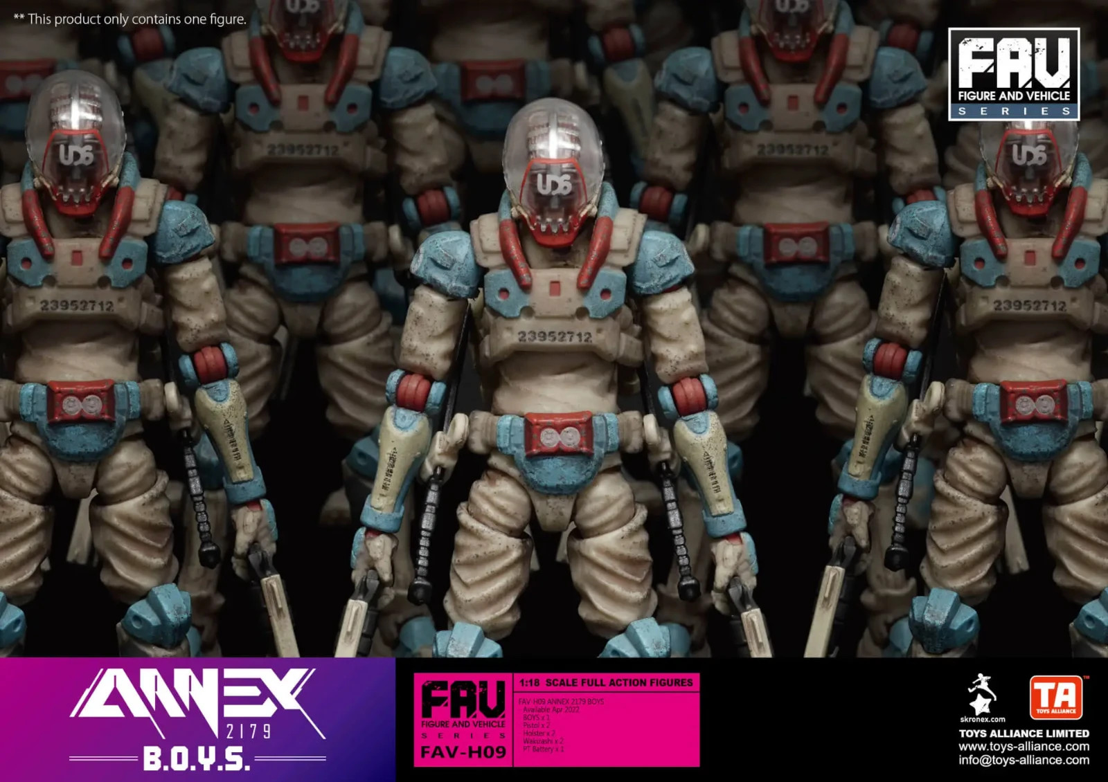 ACID RAIN / ANNEX 2179 1/18: FAV-H09 B.O.Y.S. BOYS *US Seller*
