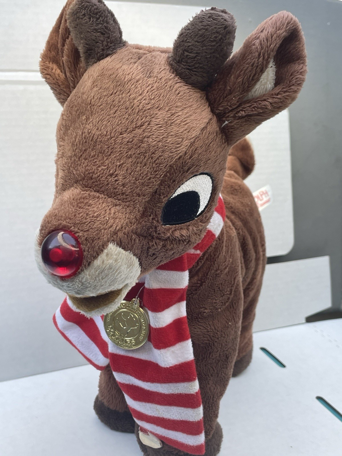 Rudolph the Red Nosed Reindeer 50 Years And Still Glow Sings & Lights Up Plush