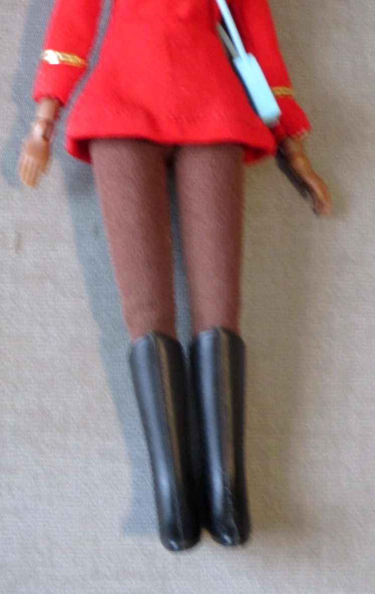 1974- MEGO- ACTION FIGURE- STAR TREK- LT UHURA-ON CARD-8″ VINTAGE TV MOVIE TOY