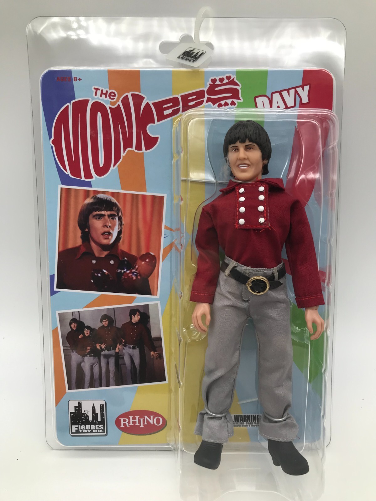 The Monkees 8 Inch Action Figures: RED Band Outfit: Set of all 4 NEW