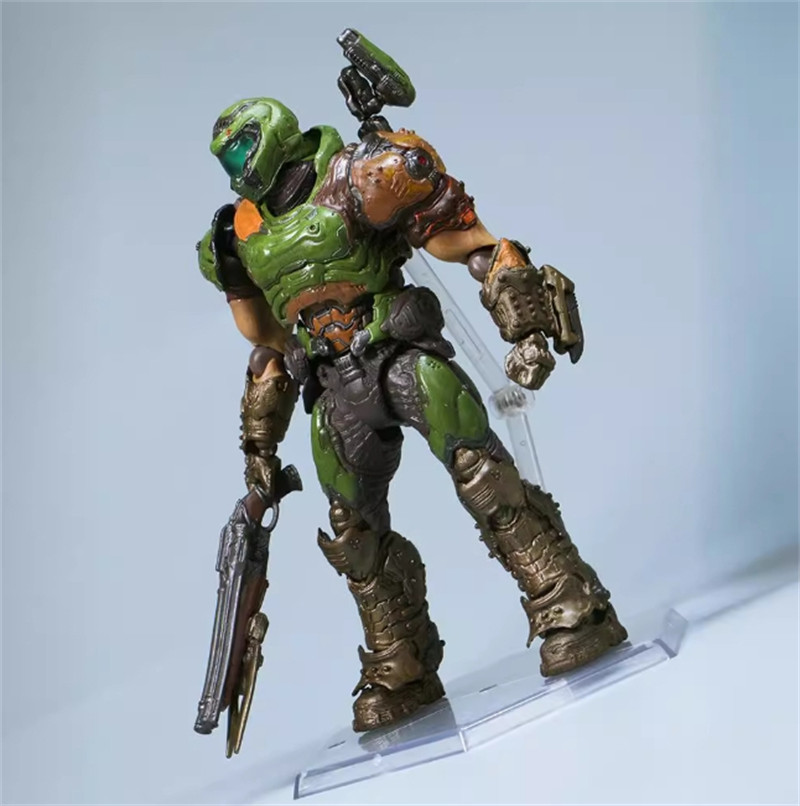 US! Figma SP-140 Doom Eternal Slayer PVC Action Figure Model Boxed Statue Gift