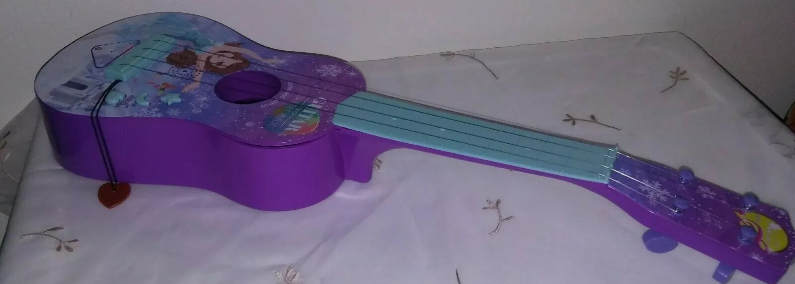 LEXIBOOK DISNEY FROZEN II ELSA & ANNA My First Guitar 21 in Introduce Kids Music
