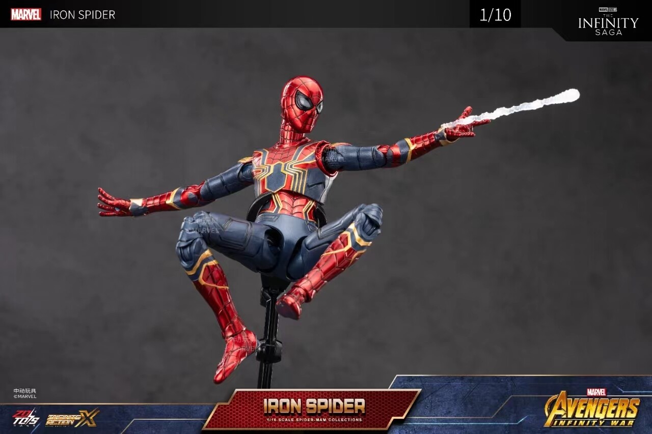 ZD Toy Marvel Iron spider 2.0 The Avengers model toys Collection action figures