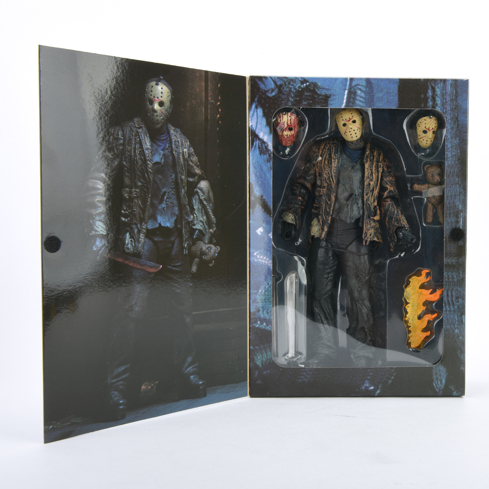 Freddy Krueger vs Jason Voorhees Ultimate w/Accessories 7″ Action Figure Toy Box
