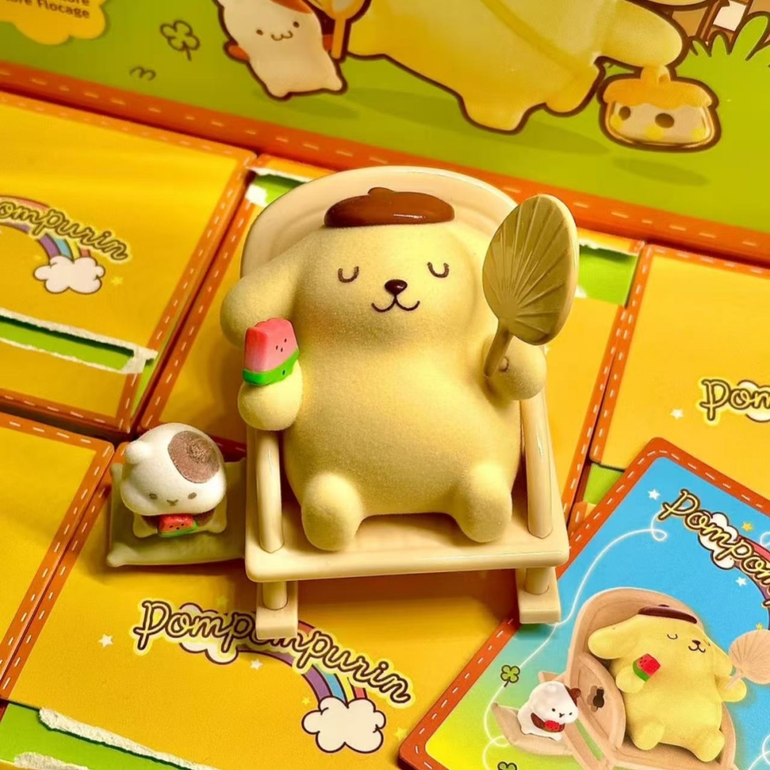 MINISO Sanrio Pompompurin Childhood Seasons Series Confirmed Blind Box Toy Gift
