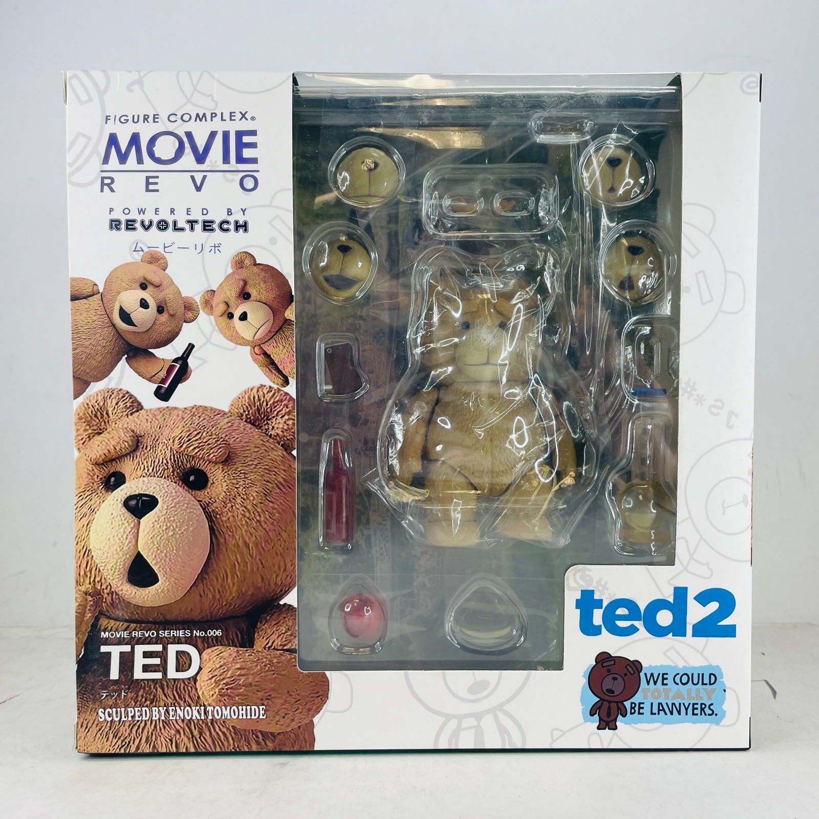TED 2 Movie Teddy Bear 3.5″ Boxed Movable Action Figure Toy Collectors Model
