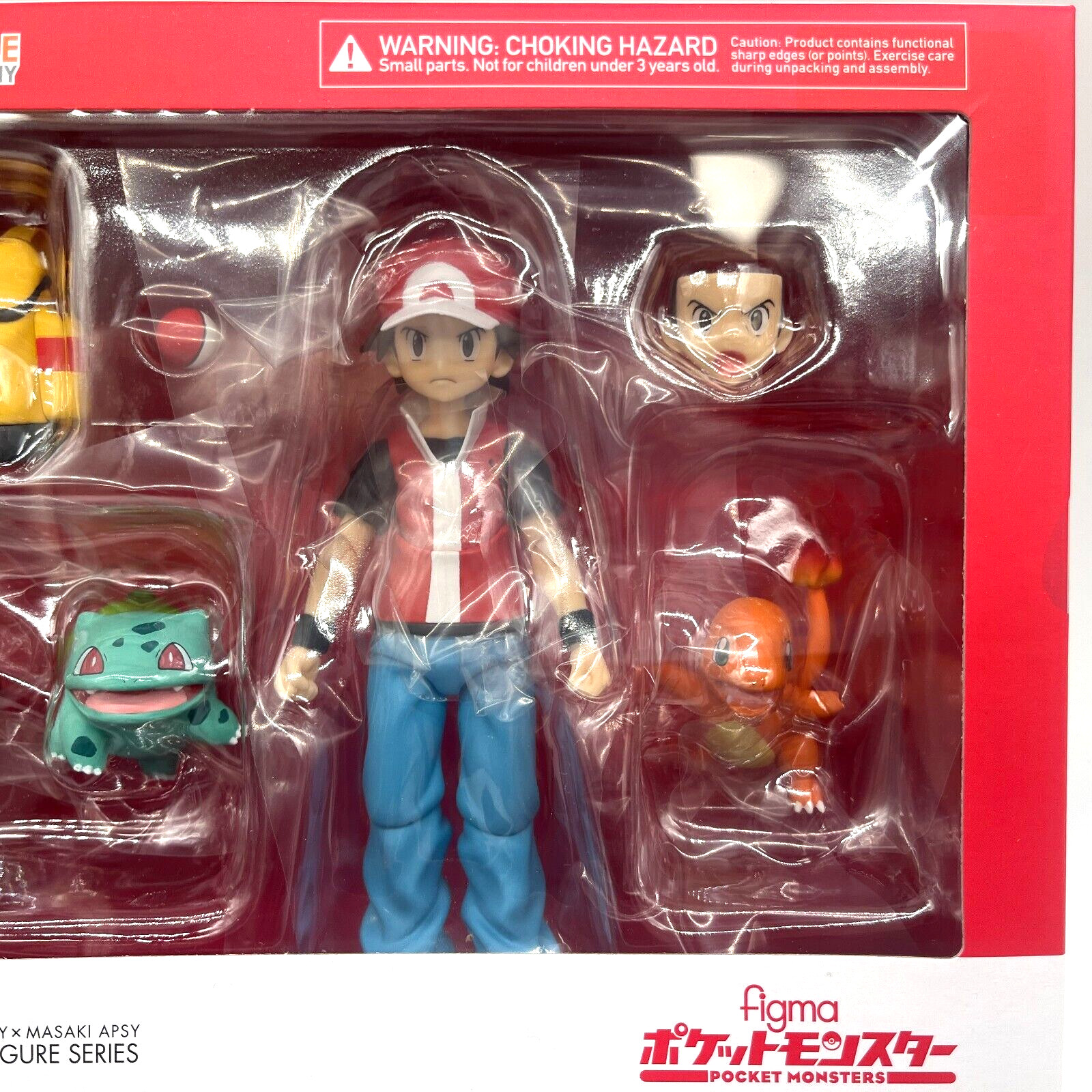 Max Factory figma Pokemon Red Trainer No.356 Pocket Monster Action Figure Japan