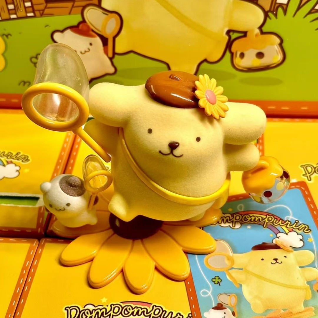 MINISO Sanrio Pompompurin Childhood Seasons Series Confirmed Blind Box Toy Gift
