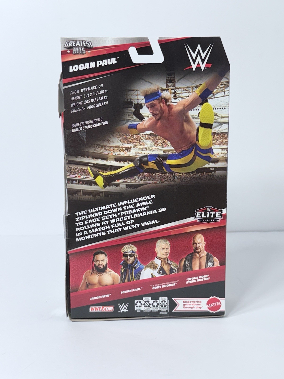 WWE Elite Collection Logan Paul 6″ Action Figure Greatest Hits 9 Mattel