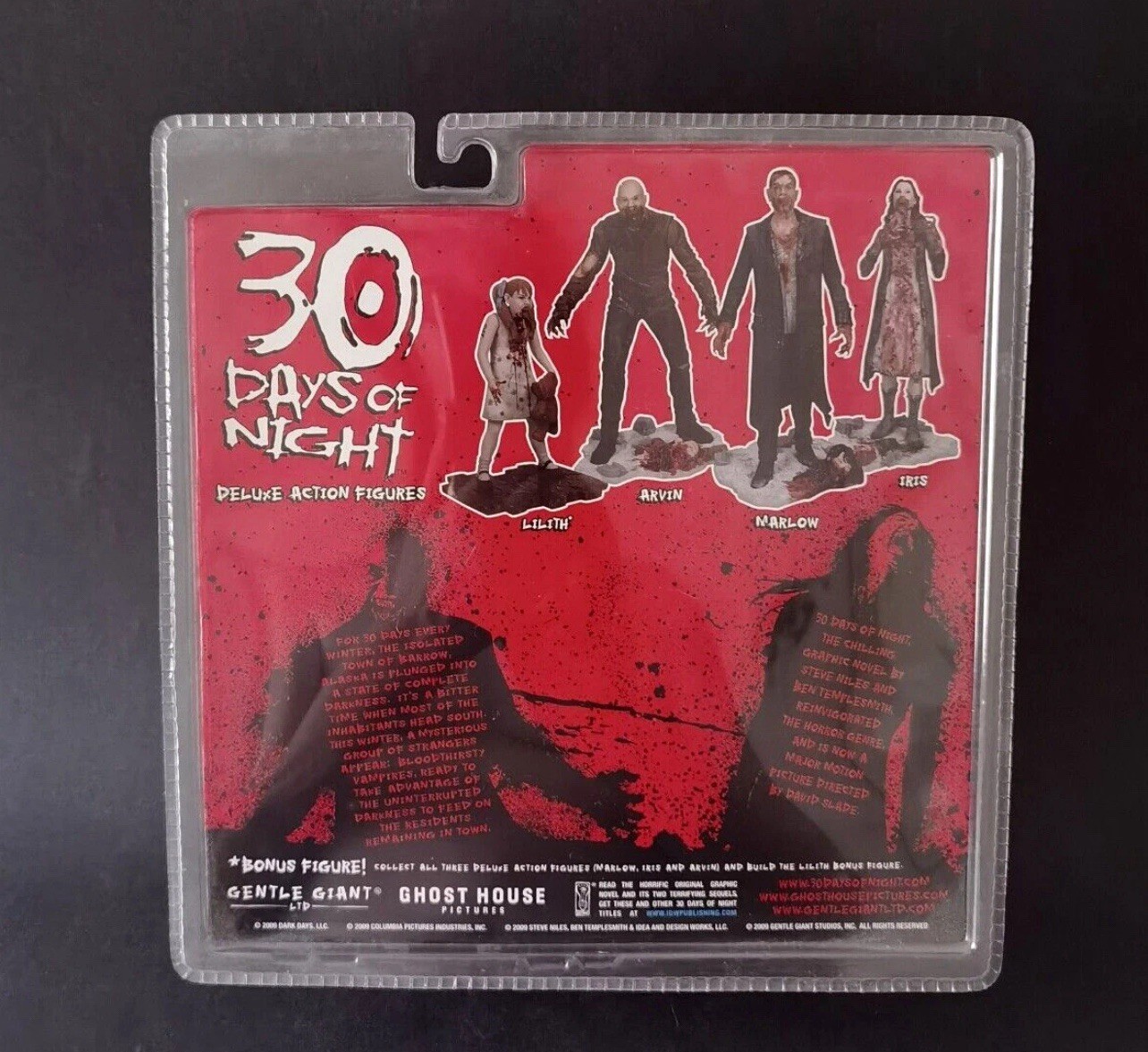 30 Days of Night IRIS Deluxe Action Figure NEW With DVD Movie Included