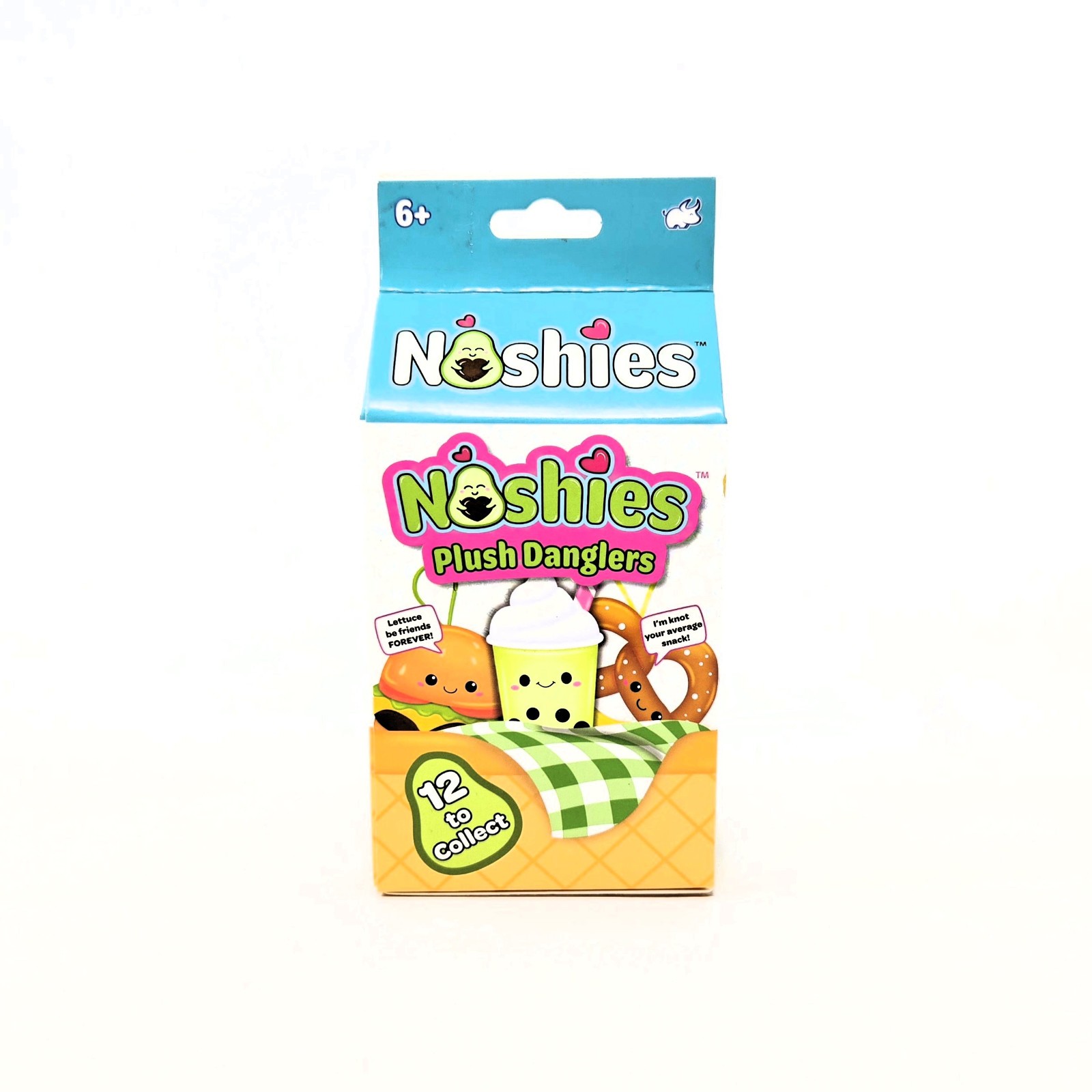Noshies Plush Dangler Clip-Ons – Lot of 76 New Sealed Blind Boxes