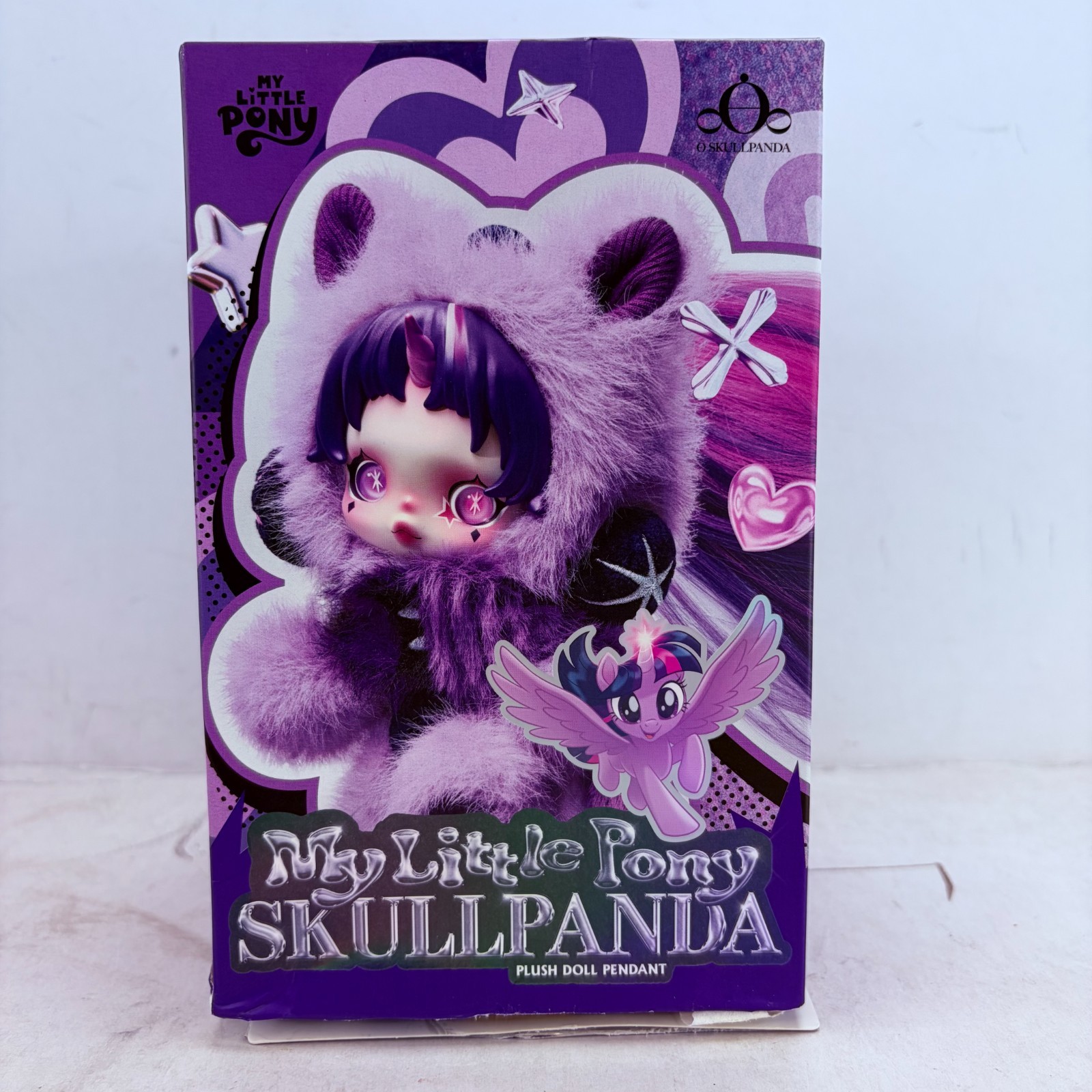 POP MART x Skullpanda My Little Pony Series Plush Doll Figure – Pinkie Pie