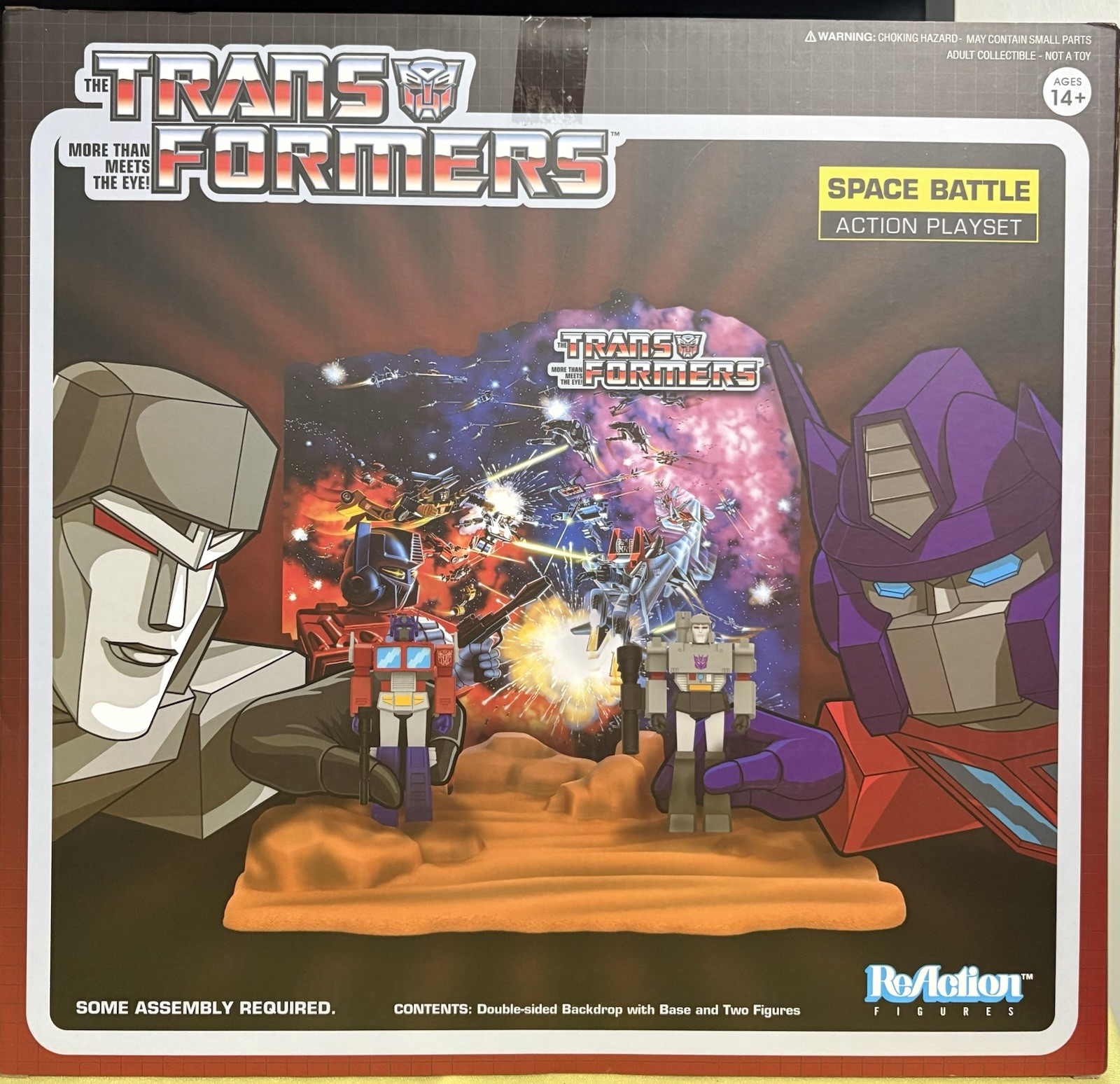 Reaction Transformers The Ark W/ Megatron and Optimum Bonus Arcee New