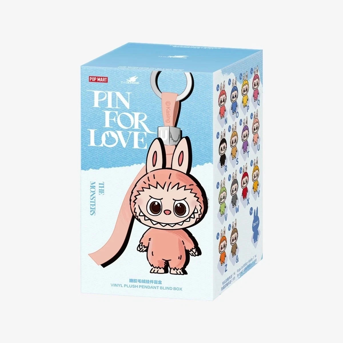 [USA]Authentic POPMART THE MONSTERS LABUBU PIN FOR LOVE SERIES Blind Box A-M/N-Z
