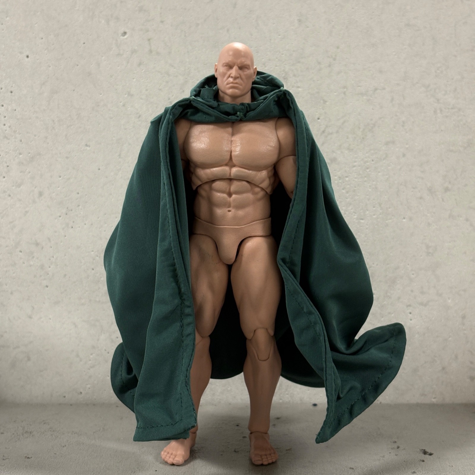 SU-KELHD-GRN: 1/12 Green Wired Hooded Cape for MOTU Keldor or 7″ Action figures