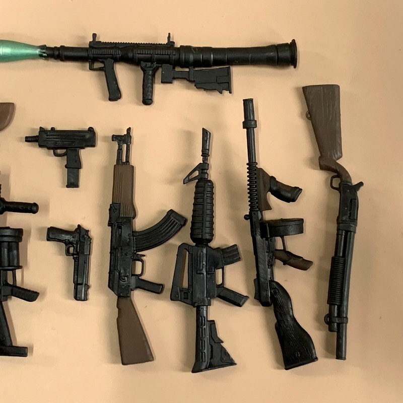 17pcs Munitions Pack Guns Blaster Weapons For 6» or 7″ Action Figure McFarlane