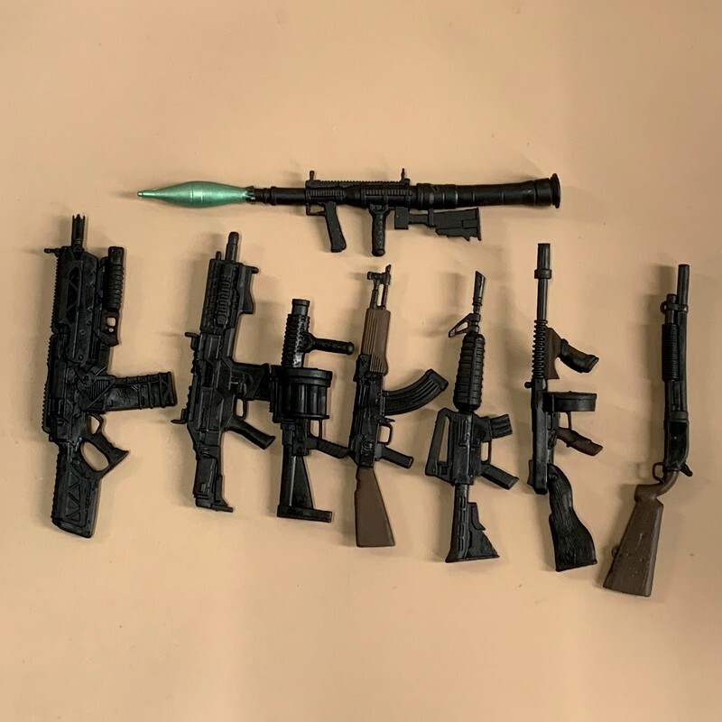 17pcs Munitions Pack Guns Blaster Weapons For 6» or 7″ Action Figure McFarlane