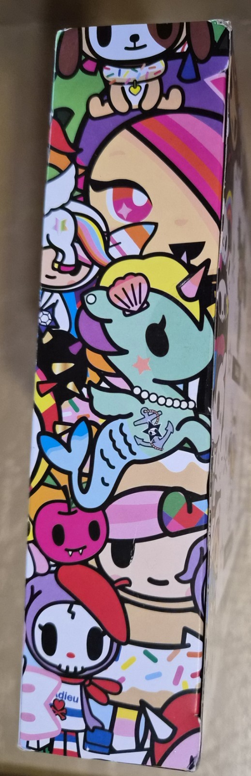 TOKIDOKI 6 FIGURE PACK 2 INCH DONUTELLA, MOZZARELLA,KAIJU TOKIMON,LATTE NIB