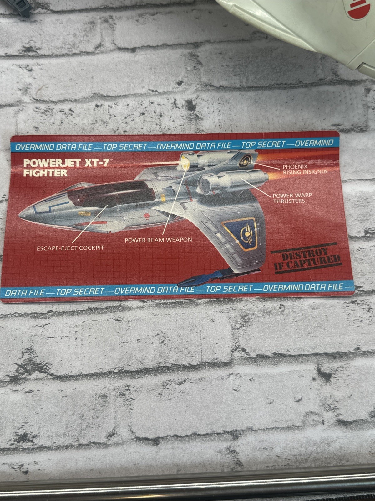 Vintage 1987 Mattel Captain Power Powerjet XT-7 Complete W/ Original Box