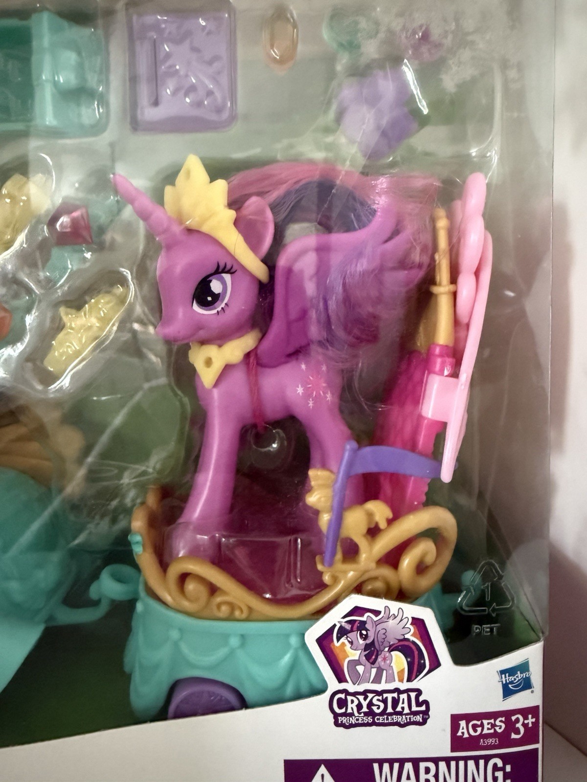 MLP G4 Princess Celebration Cars Set w/Princess Twilight Sparkle Spike & Rarity