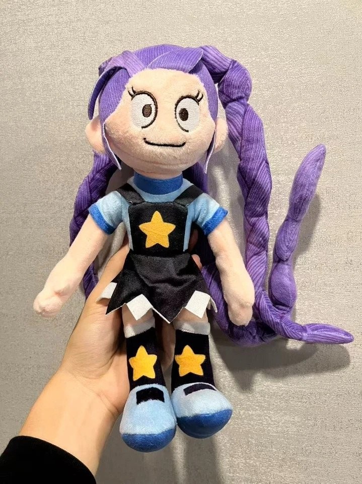 2026 Lily Plush Doll – Cute Girl with Purple Long Braids Perfect Birthday Gifts