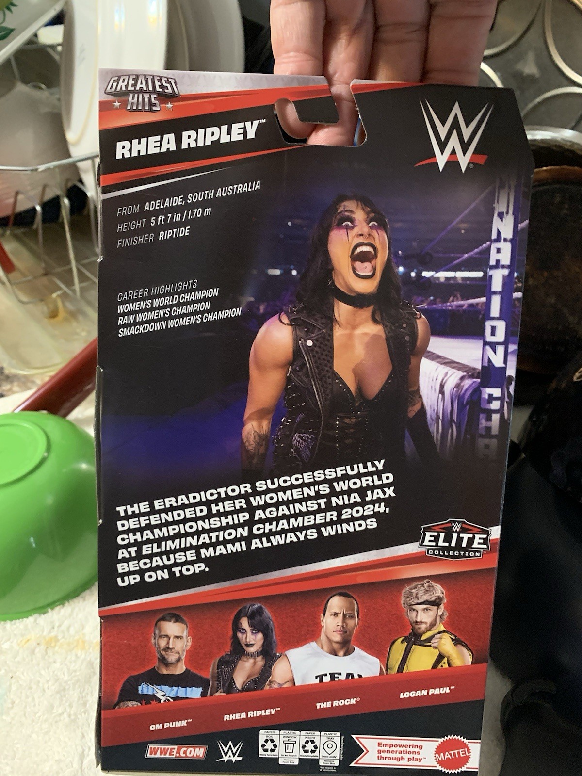 WWE Mattel Elite Collection Greatest Hits Rhea Ripley Series 11 Wrestling Figure
