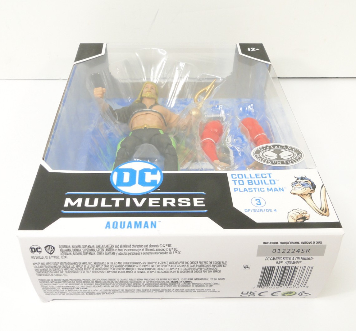 McFarlane Toys DC Multiverse CTB Plastic Man JLA Aquaman Platinum
