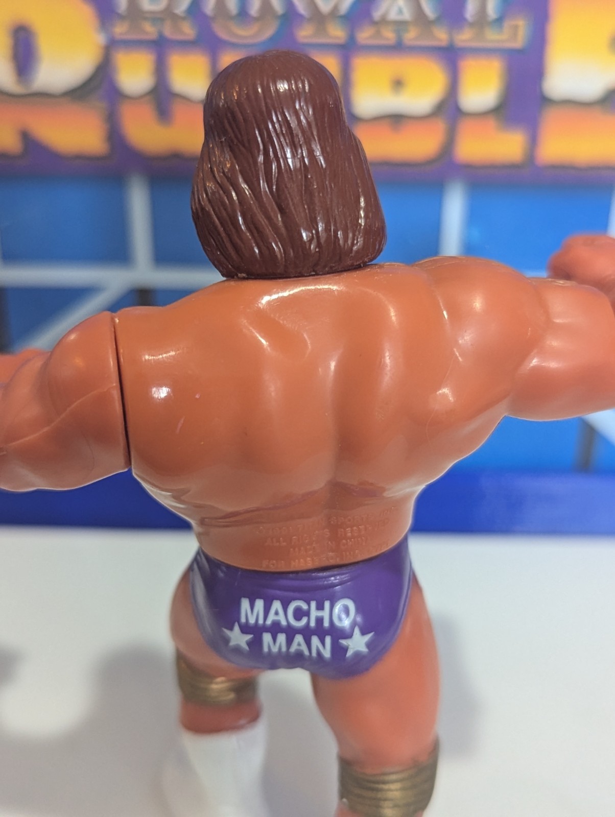 WWF Hasbro Macho Man – WWE Mattel LJN Vintage Titan Sports – MM Logo