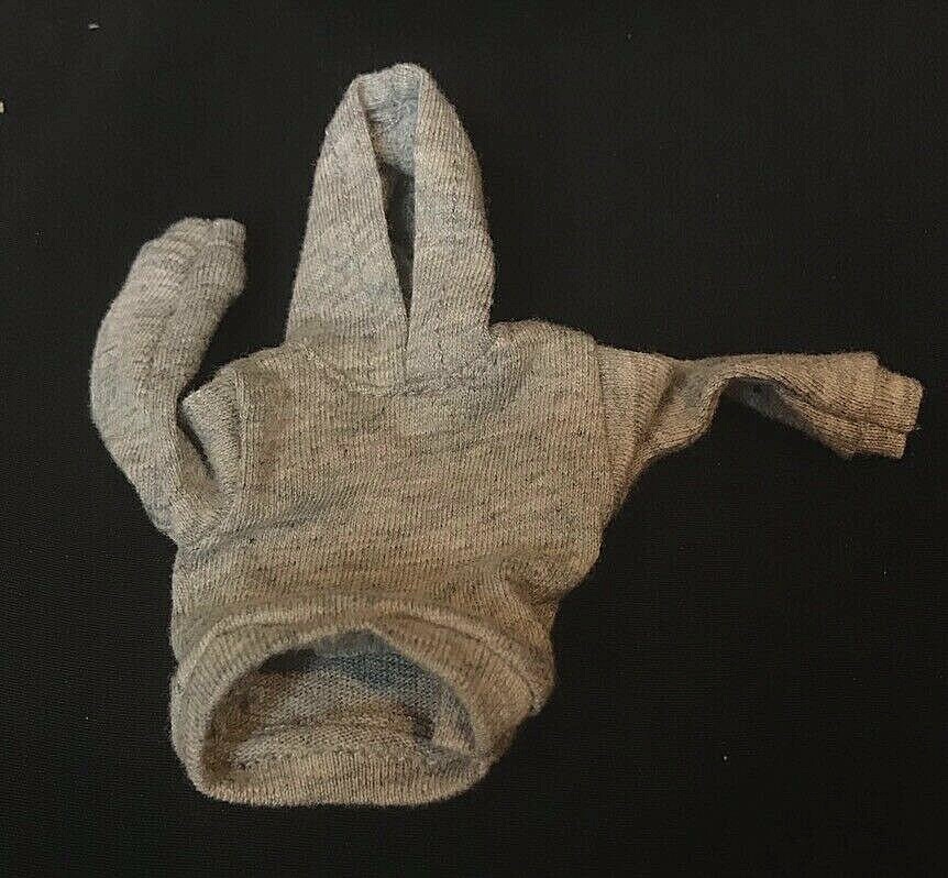SU-SS-G: 1/12 FIGLot Hoodie for Mezco One:12 Marvel Legends Figure – Grey