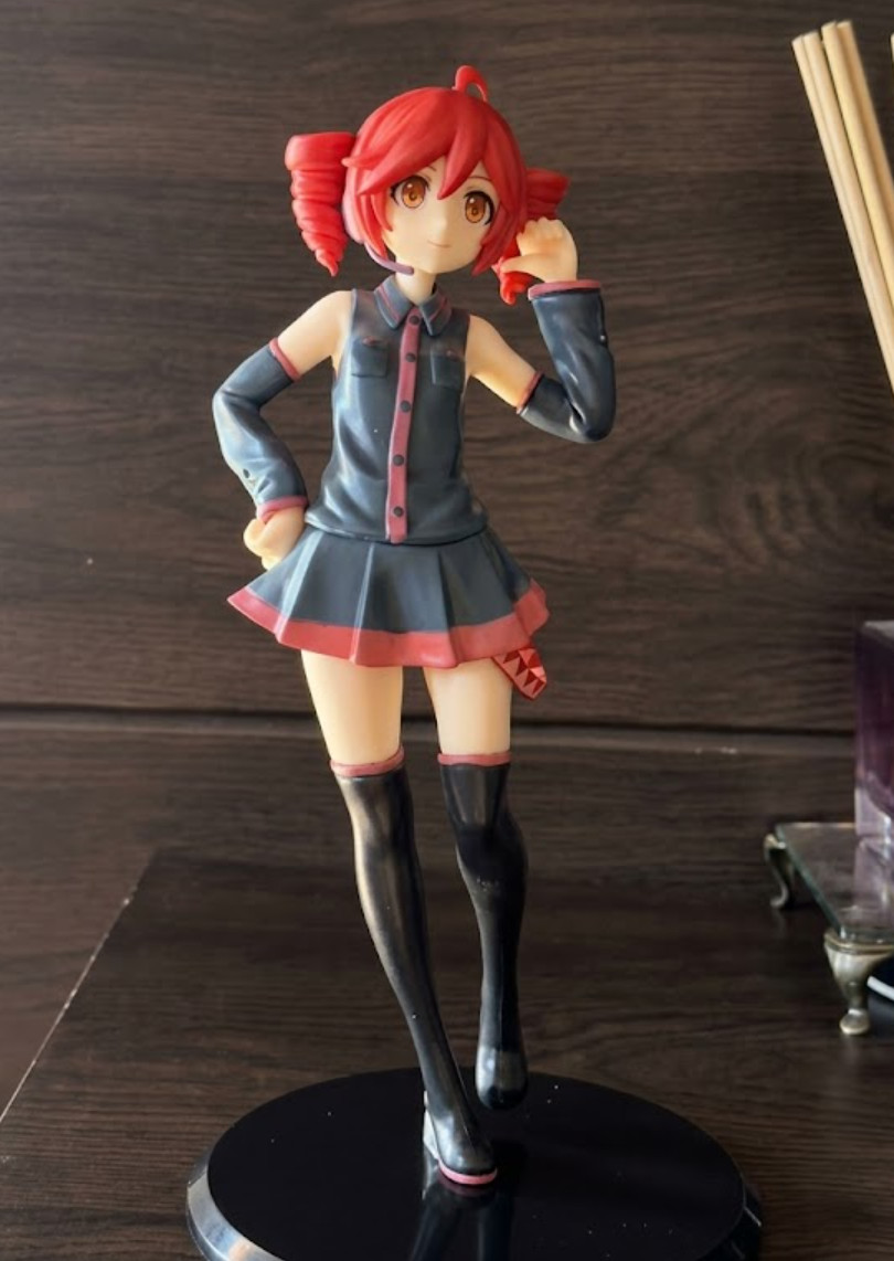 Kasane teto Anime figure Pink dress model action figures toys POP UP PARADE NEW