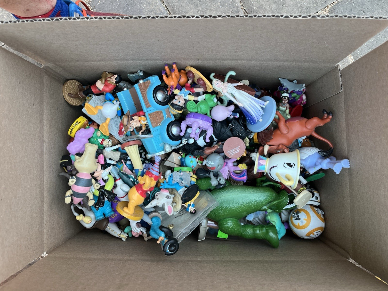 disney figures lot random around 9-12 pound for box
