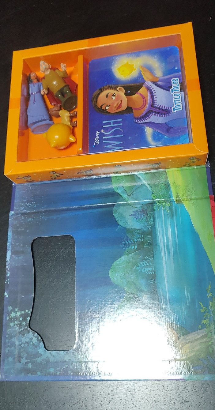 Tattle Tale Storybook WISH by Disney with 4 figurines, 3 years and up