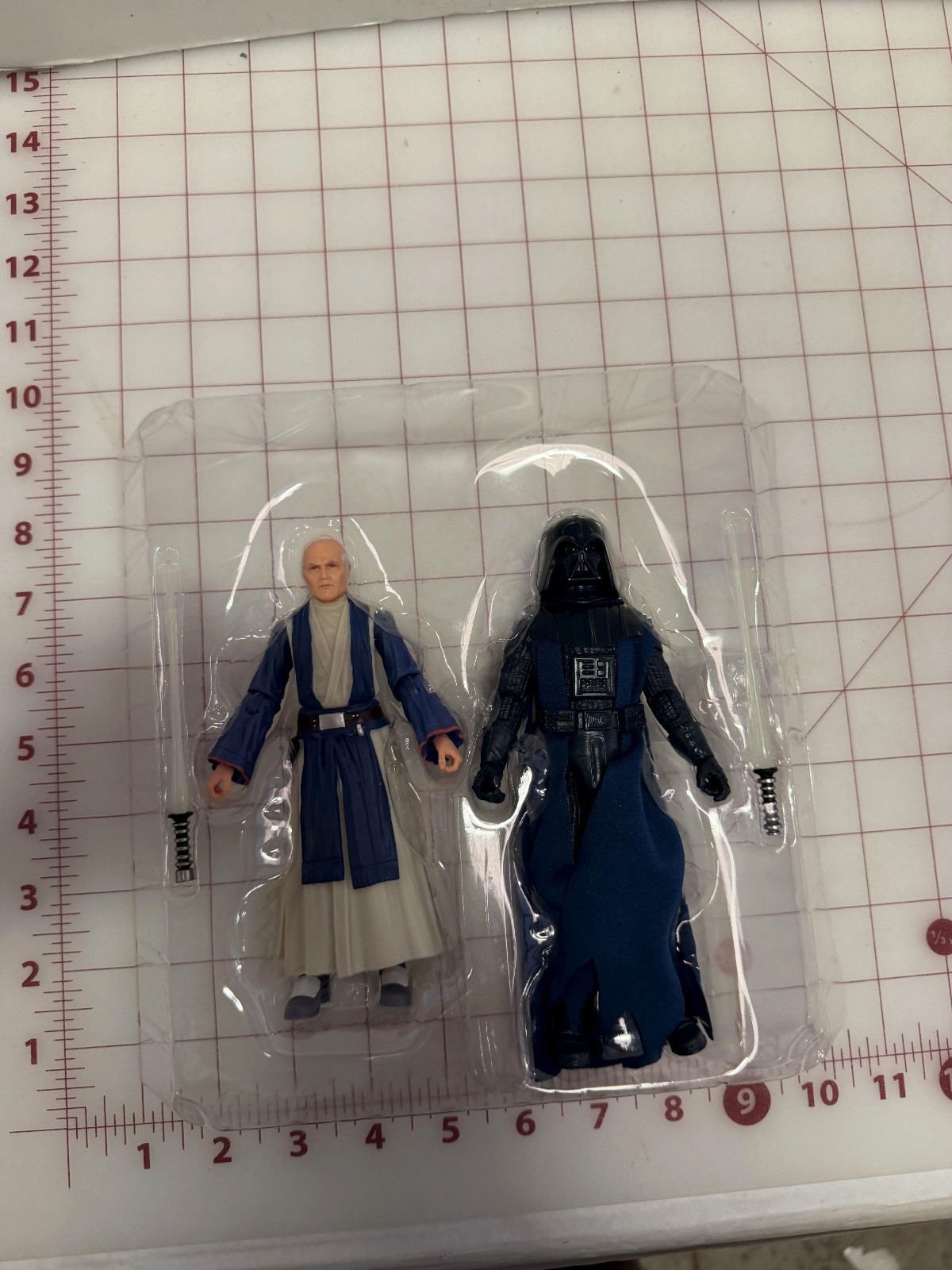 Star Wars Black Series 6″ Obi-Wan Kenobi & Darth Vader Concept Art in Plastic
