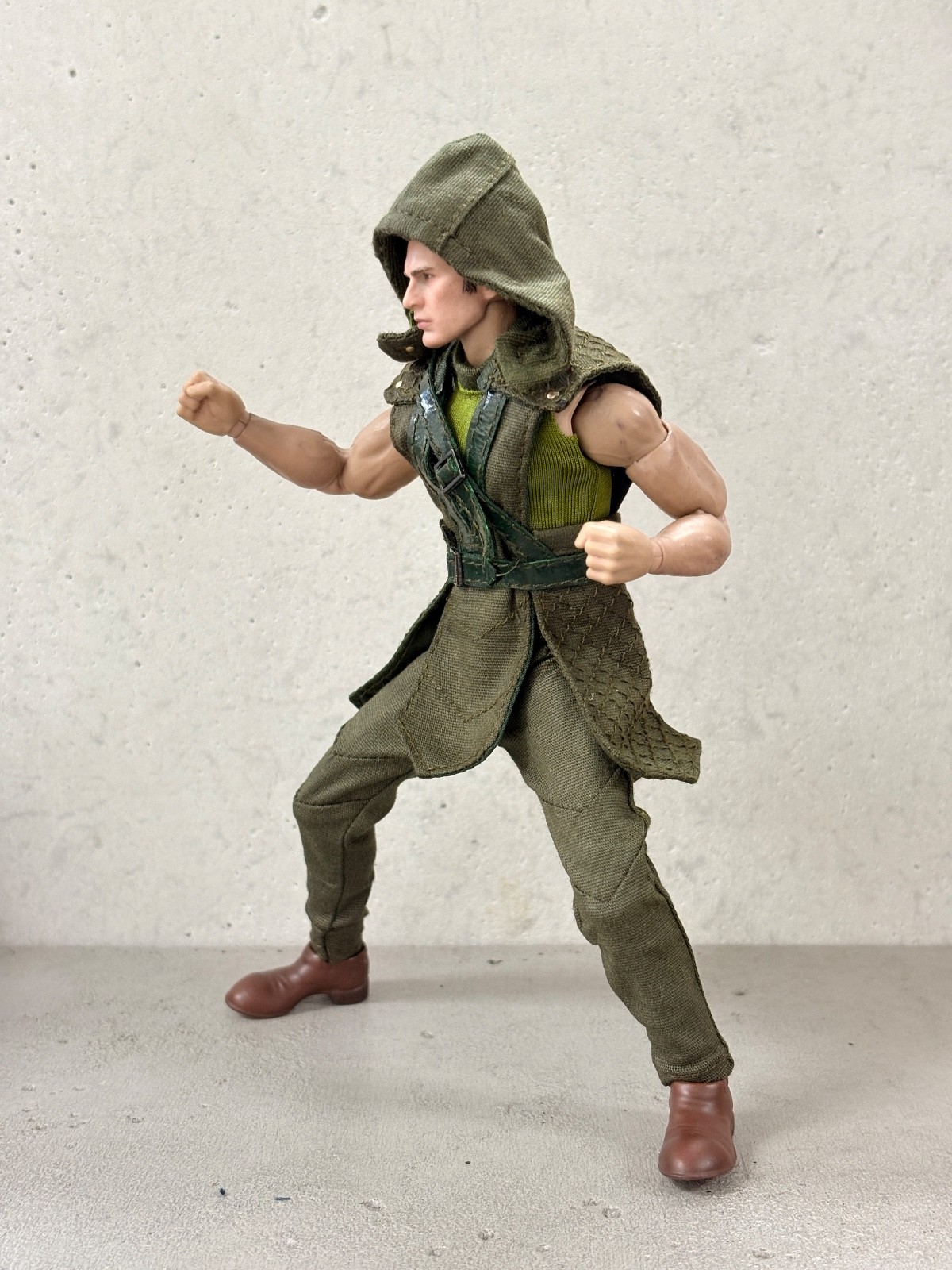 PB-GRNA-SET: 1/12 Custom Outfit Set for Mezco One:12 Green Arrow (No Figure)