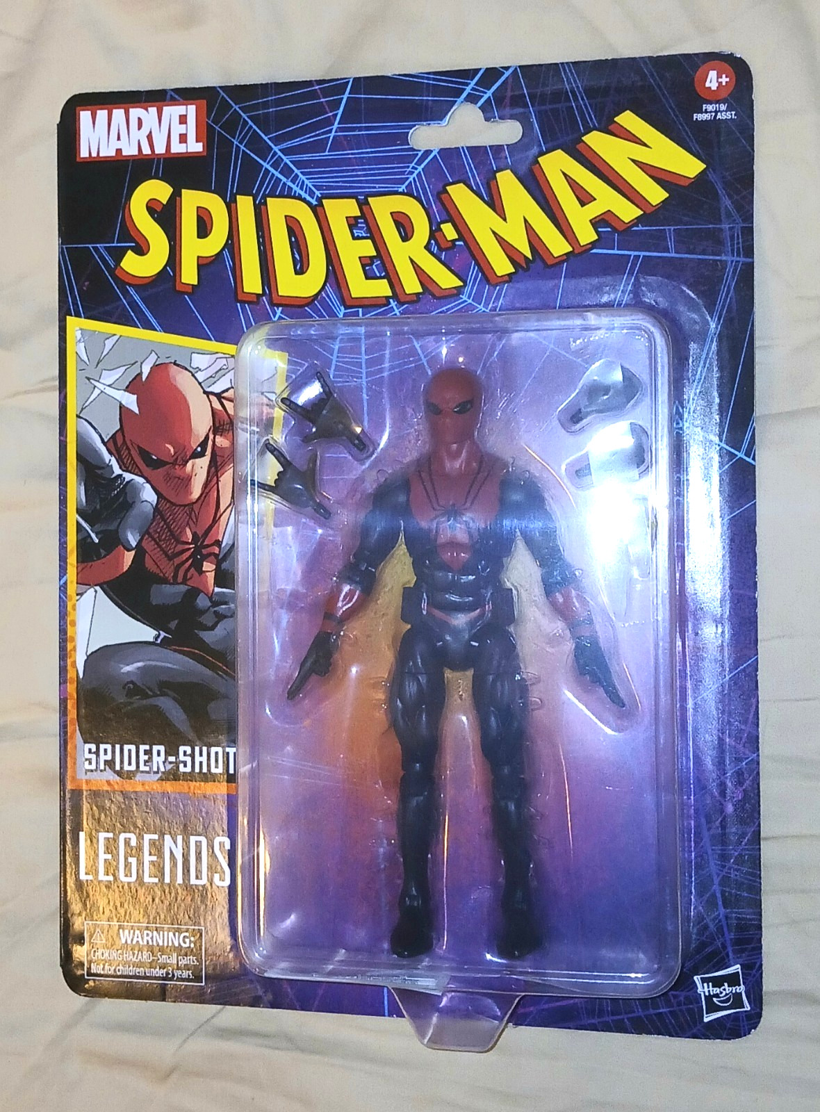 MARVEL LEGENDS SPIDER-MAN RETRO SPIDER-SHOT 6″ FIGURE HASBRO SEALED 2024