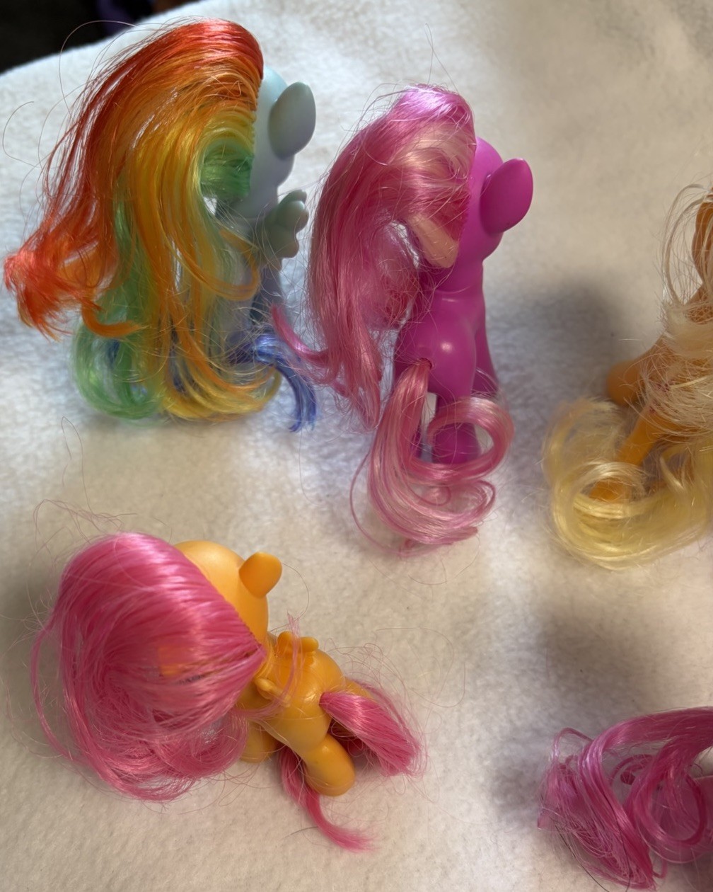 My Little Pony MLP Scootaloo (rare) Cheerilee Apple Jack Rarity 2010 Lot Of 6 G4