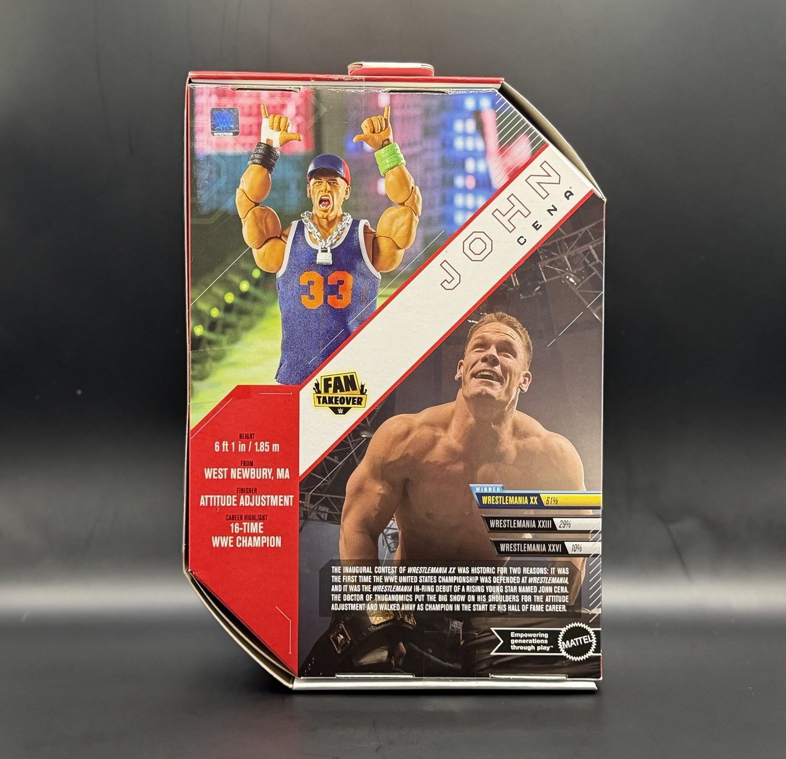 WWE Ultimate Edition John Cena Fan TakeOver Mattel UE Figure WM21
