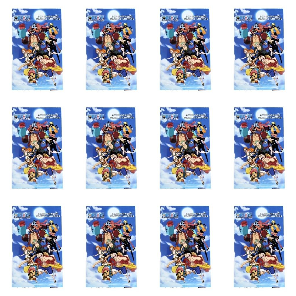 One Piece Holographic Trading Stickers : Lot of 12 Blind Packs (Bin9)