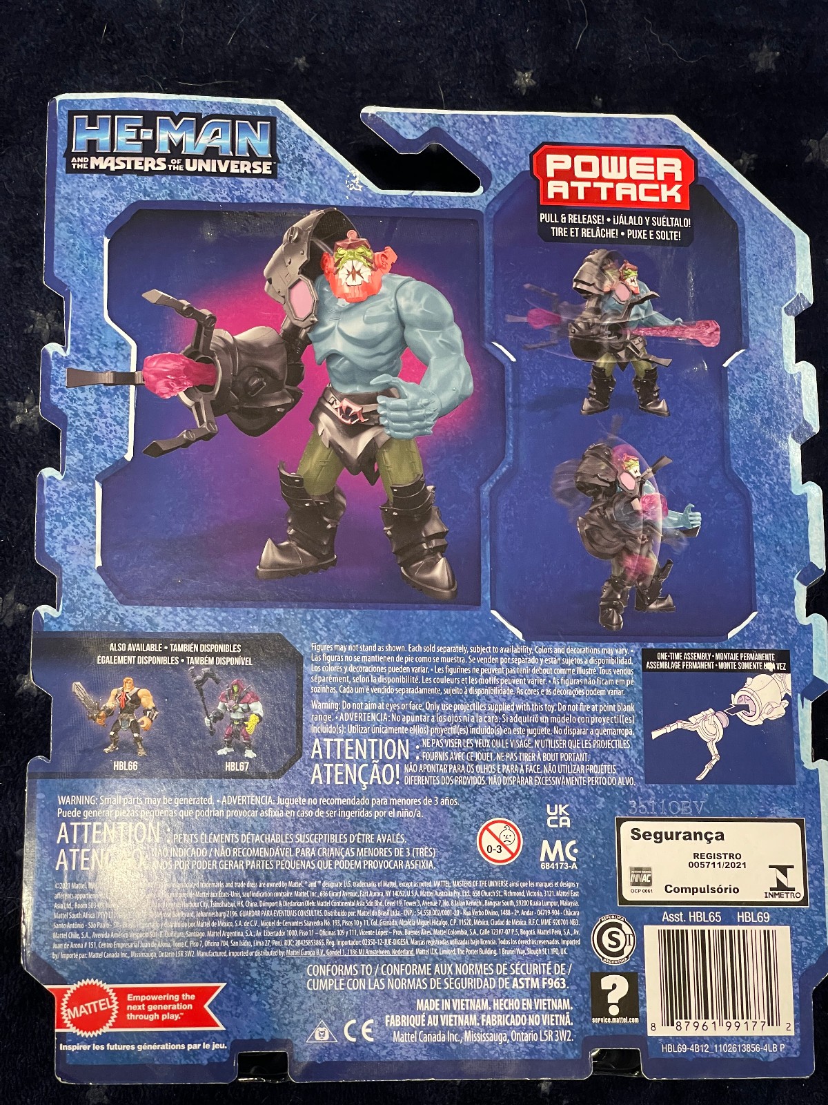 NEW! Mattel MOTU (Netflix) CORE TRAPJAW 5.5″ Action Figure w/POWER ATTACK MINT!