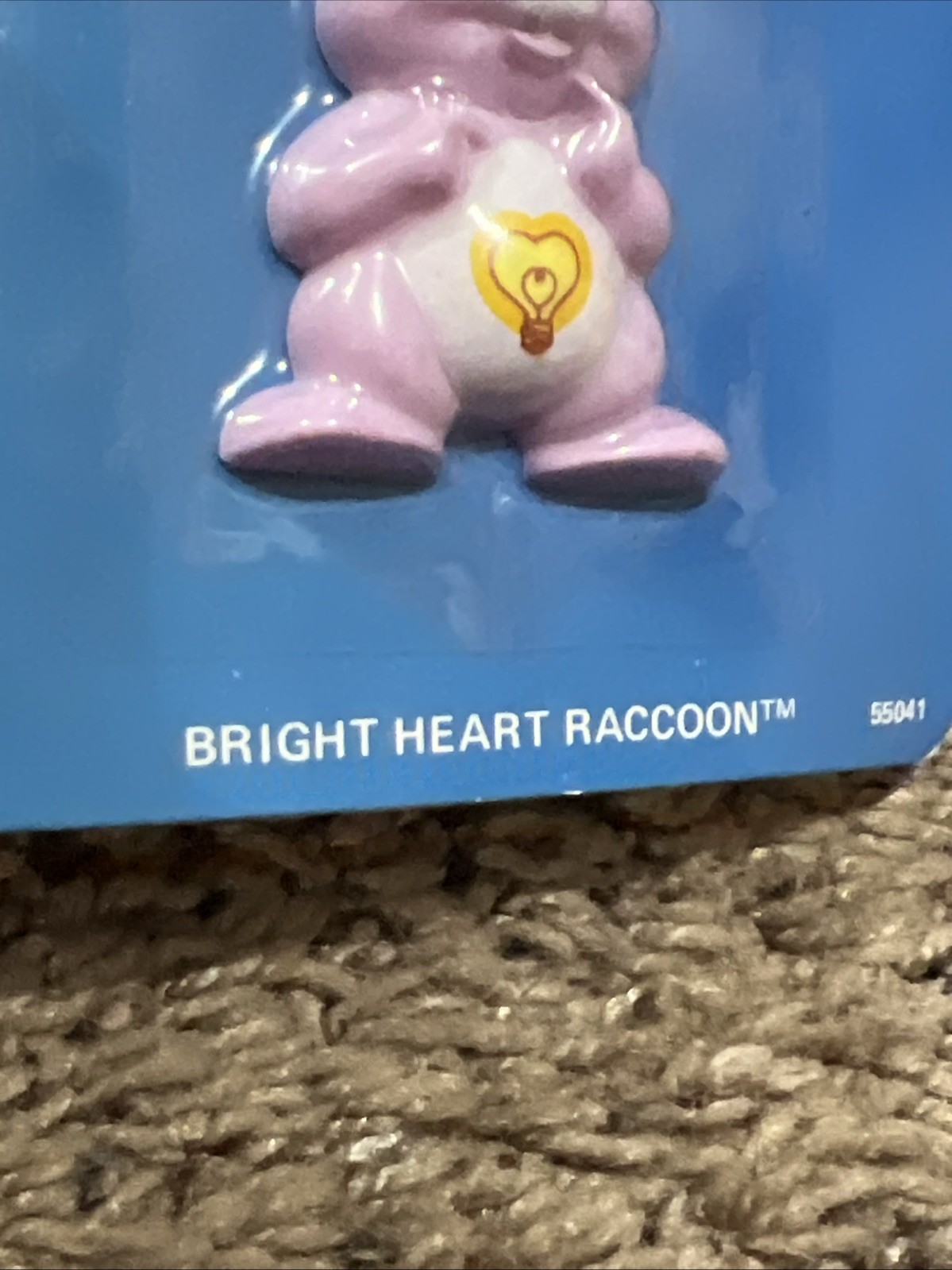 Bright Heart Raccoon Care Bear Cousins Fridge Magnet #55041 American Greet 1985