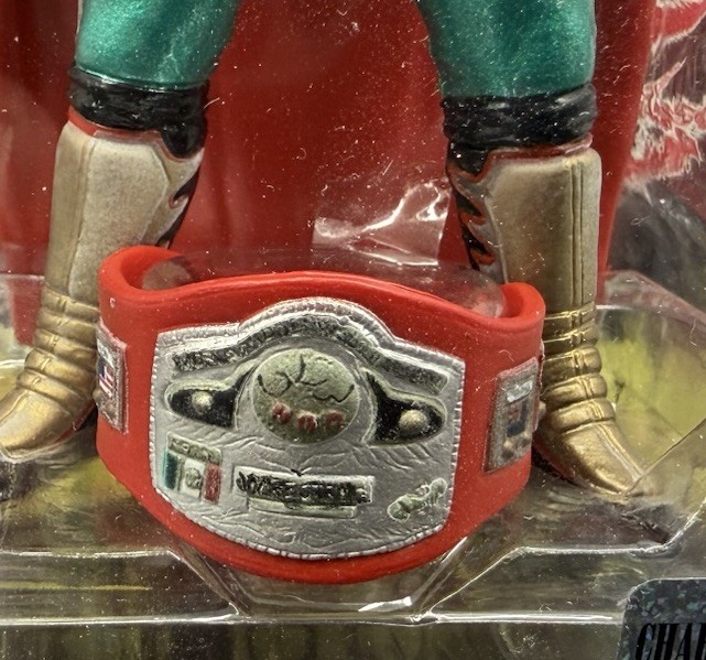 2001 CharaPro ULTIMO DRAGON Green Gear Figure WWE AEW Mattel NJPW AJPW CMLL ECW