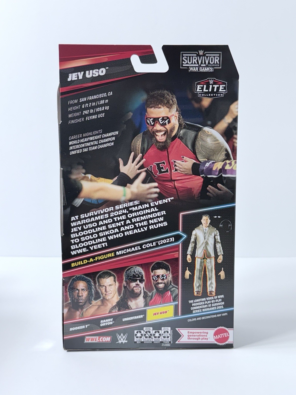 WWE Elite Survivor Series 2026 Complete Set of 4 Mattel Michael Cole BAF