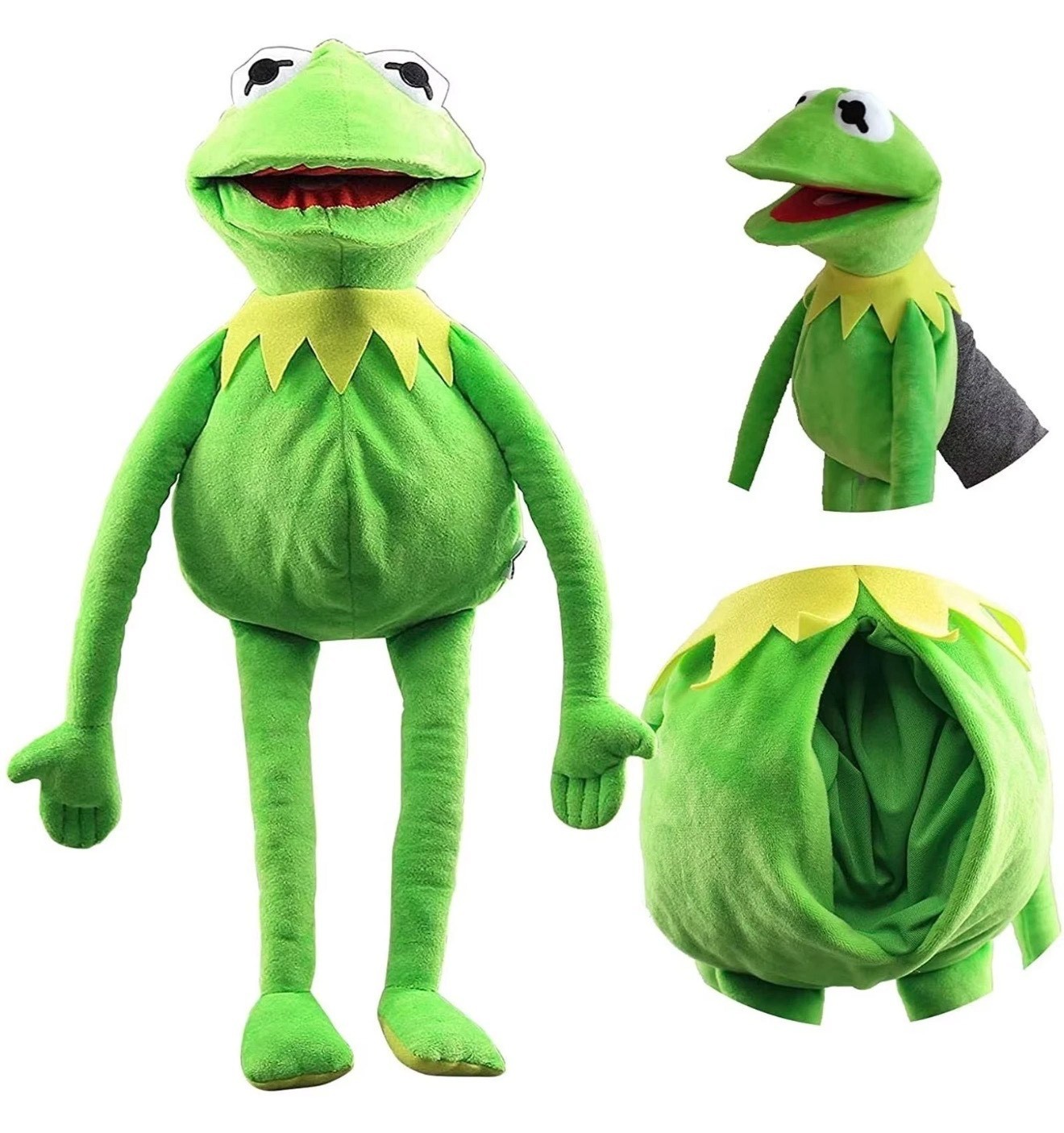 60cm The Muppets Kermit Frog Stuffed Doll Hand Puppet Plush Toys Birthday Gift